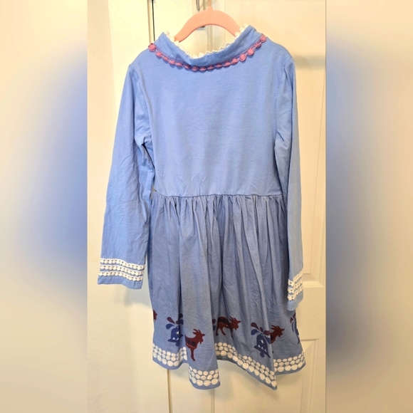 Only Little Once Anna Christmas Dress Girls Size 8 - Picture 3 of 5